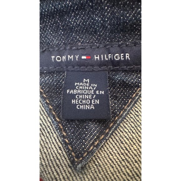 2/$30 NWOT Tommy Hilfiger Size M Womens Denim Jacket Cotton Blend - Picture 4 of 14